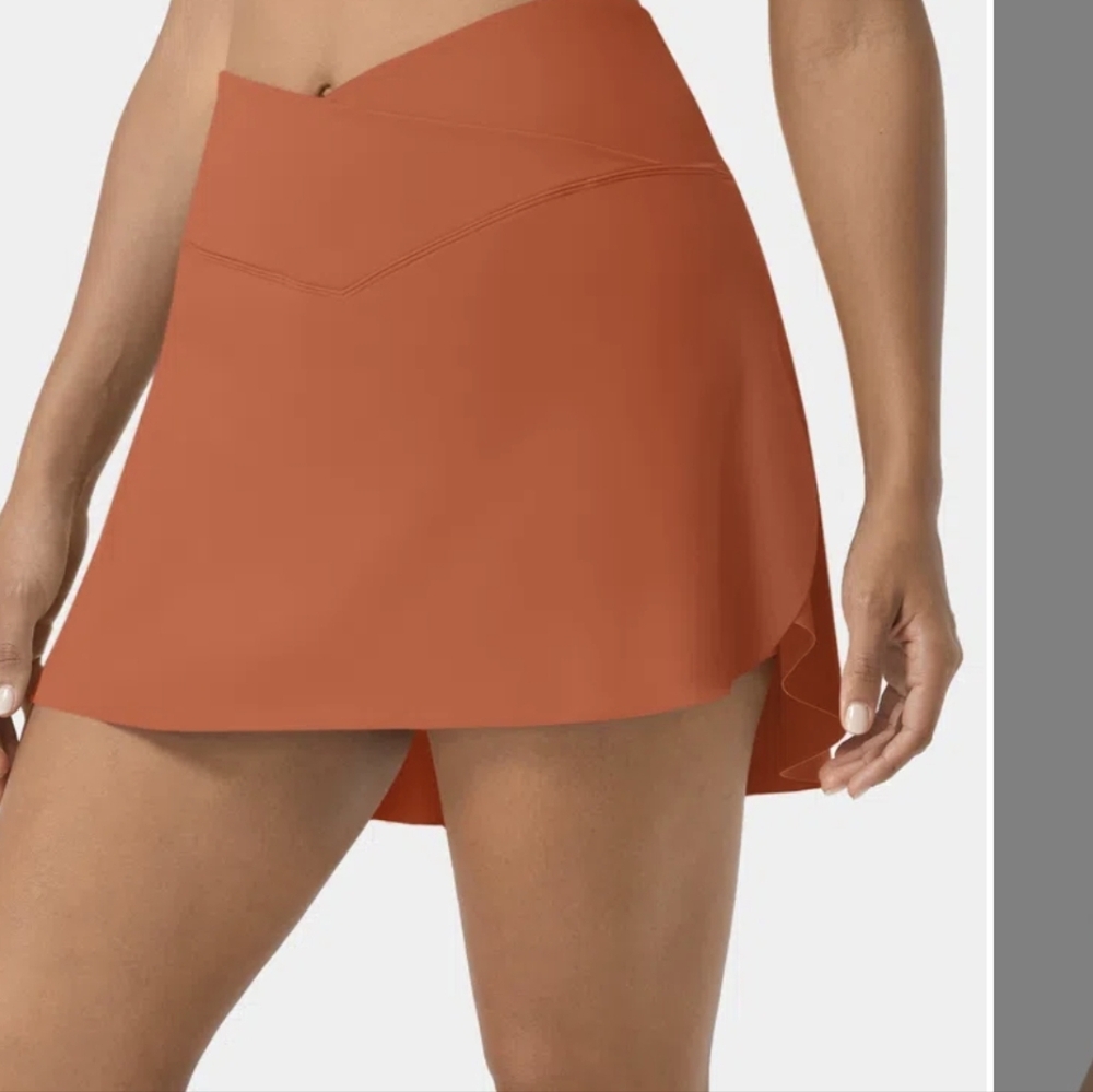 Halara Stylish Orange Skort New